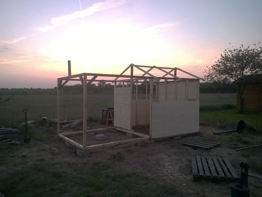 budowa domku ogrodowego